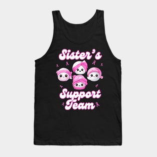 Sister’s Support Team Breast Cancer Awareness Women Survivors Tank Top